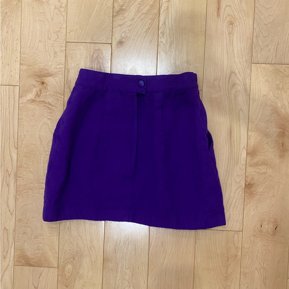 100% wool purple skirt - Picture 2 of 3